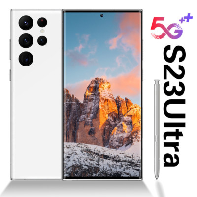 S23 Ultra 5G Smartphone 7.3'' Factory Unlocked 8GB+256GB Android 13 Mobile Phone