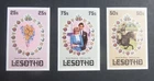 Lesotho 1981 Royal Wedding Bouquet flower IMPERF MNH UM unmounted mint