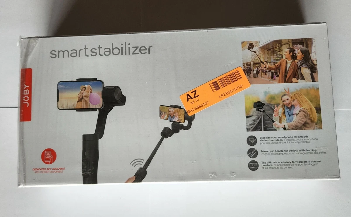 NEW JOBY Smart Gimbal Stabilizer for Mobile Phones JB01656 in Retail Packaging