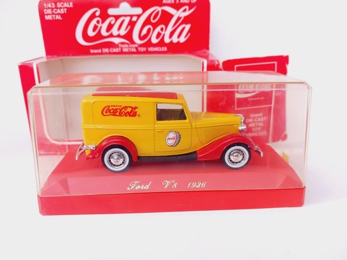 1/43 o scale Solido 1936 Ford V8 panel van Coca-Cola truck - Picture 7 of 10