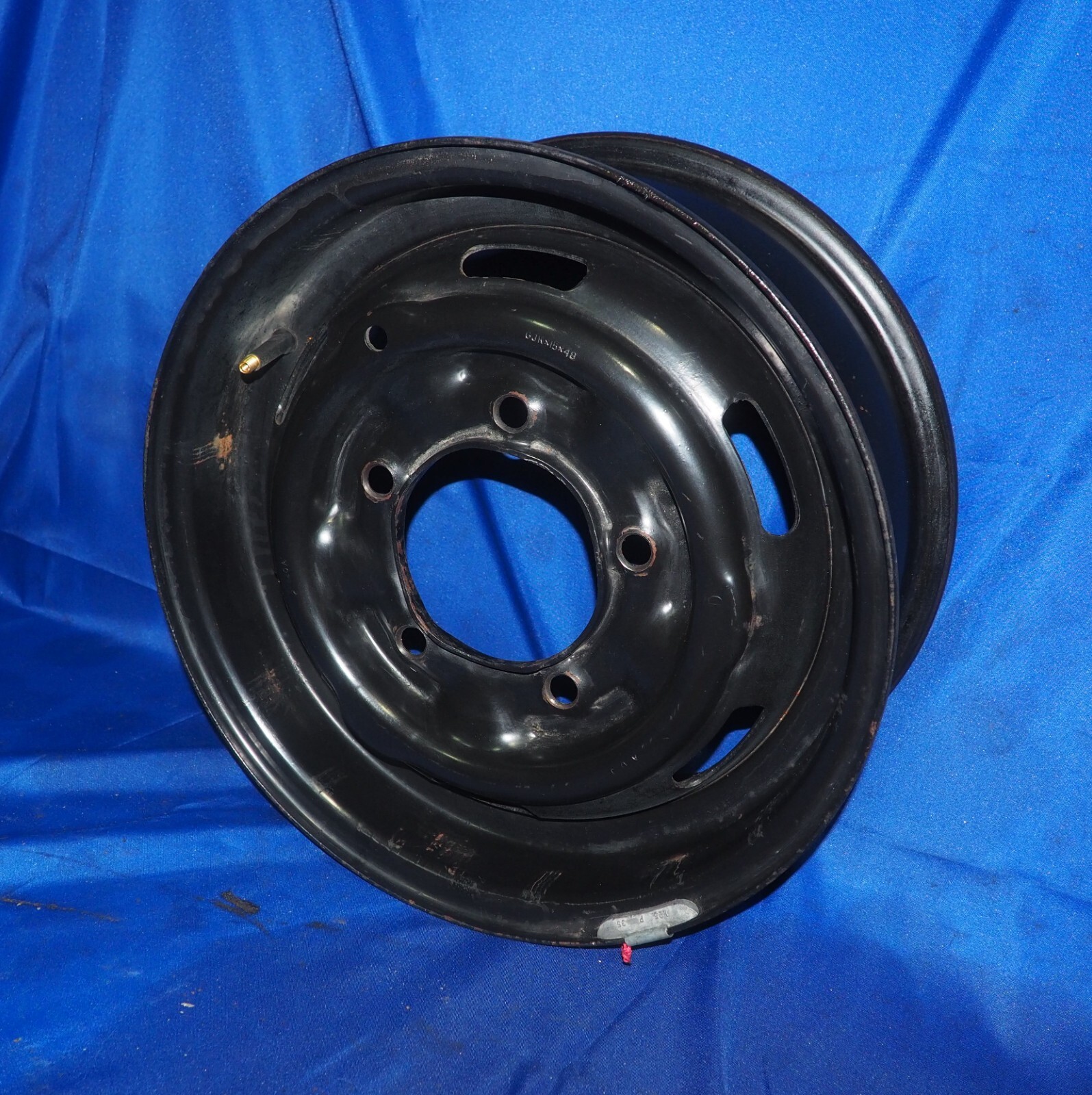 1965-1980 Rolls Royce Silver Shadow & Wraith II Steel Wheel Rim 15x6 OEM