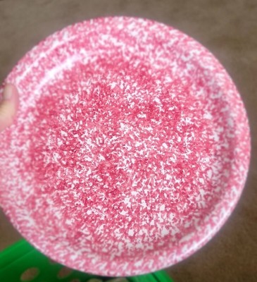 Chaparral Pottery USA Sponge plate/dish large 10.25 inches