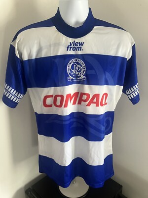 Queens Park Rangers QPR View From 1995/1996 Home Shirt Mens Size