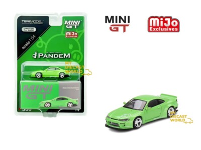 1/64 Mini GT #500 Nissan Silvia Pandem S15 Green MGT00500 | eBay