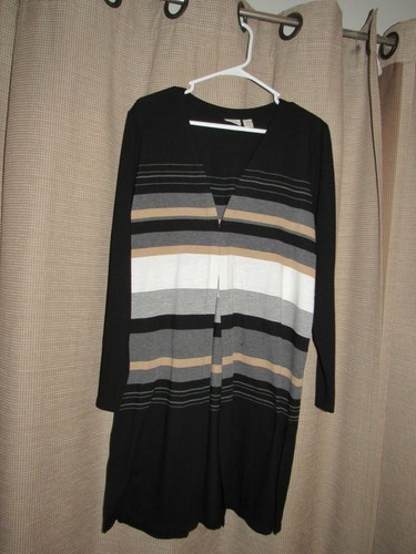 long cardigan sweater black 