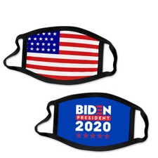 Double-Sided Cloth Face Mask Cover Washable Unisex Men Women-Biden 2020 US Flag