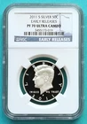 2011-S SILVER KENNEDY 1/2 DOLLAR NGC PF70UC EARLY RELEASE LABEL            5248v