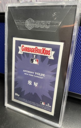 2023 Topps GPK x MLB Series 3 Atta' Boy Anthony Volpe Green Foil 23a /75 SGC 9.5 - Picture 2 of 2