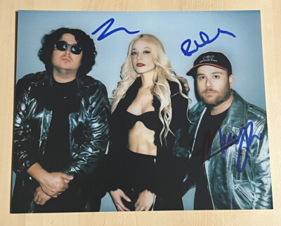 CANNONS FULL BAND SIGNED 8X10 PHOTO AUTOGRAPHED RARE MICHELLE JOY COA