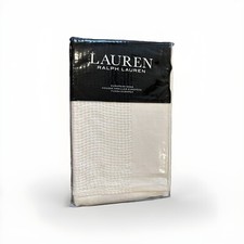 Lauren Ralph Lauren White Textured Stripe Euro Sham 26  x26  MSRP 135.00 NIP