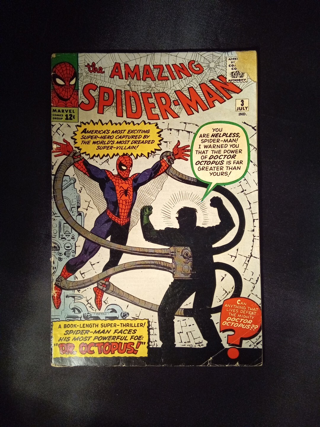 Amazing Spider-Man 3 (1963) 1st appearance of Doctor Octopus - Missing Pinup