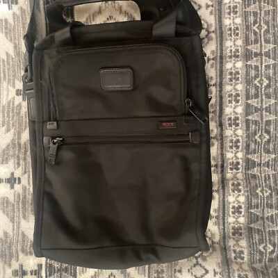 Tumi Shoulder Bag/Nylon/Blk/Plain/22117DH | eBay