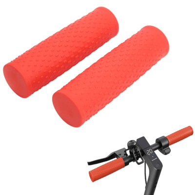 Paar Gummi-Griffe für Xiaomi M365/PRO/PRO 2/1S/Essential/Mi 3 - Farbe ROT