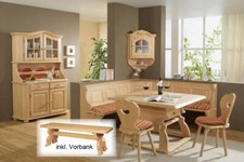 Eckbankgruppe Landau 195/195 cm, mit Vorbank, groß !