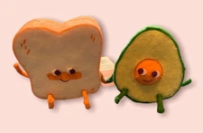 New Target Spritz Avocado Toast Valentine Indoor Decor Felt Couple 4" Love 2022