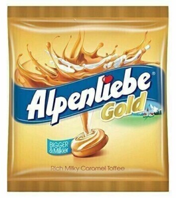 Alpenliebe Gold Candy 100 Pieces Rich Milky Creamy Caramel Toffee