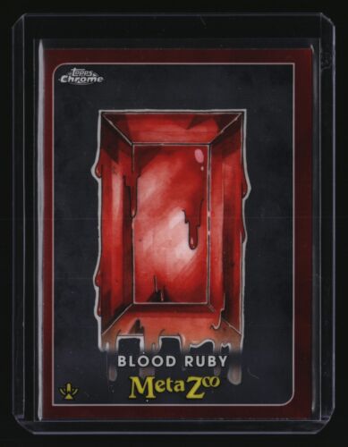 MetaZoo BLOOD RUBY #143 (2022 Topps Chrome Base) NM/Near Mint - Picture 1 of 2