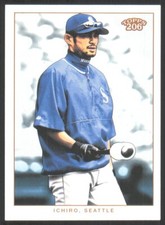 2002 Topps 206 Blue Jersey Image Variation Ichiro Suzuki Seattle Mariners #360