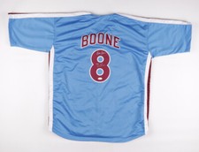 Bob Boone Signed Philadelphia Phillies Jersey Inscribed 