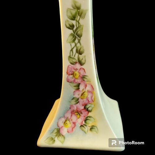 Limoges Francia B&Co. Candelabro de porcelana pintado a mano borde dorado blanco - Imagen 4 de 24