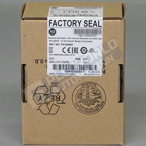 2080-LC10-12QWB Allen Bradley Control, New Sealed, FREE UPS 2Day Dlvry & 2Yr Wty - Picture 3 of 7