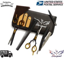 Professional Salon Hair Cutting Thinning Scissors Barber Shears Hairdressing Set