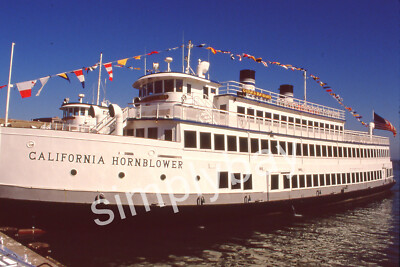 3 Photo Slides California Hornblower Excursion Boat, Diego Bay 1990-1999