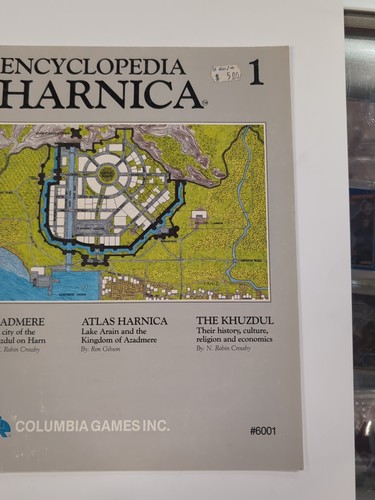 Columbia Games Harn Encyclopedia Harnica #1 VG+ - Picture 3 of 9