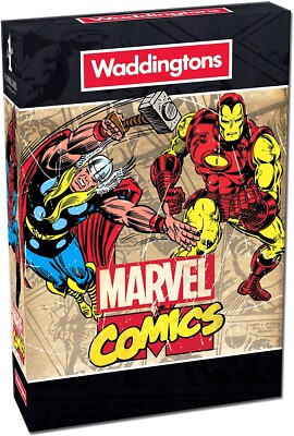 MARVEL COMICS   Pack / Deck Of PLAYING CARDS   Number 1 By Waddingtons   BNIP