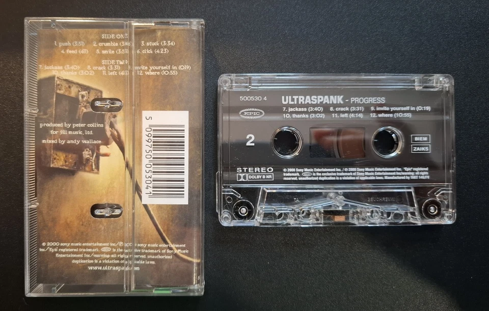 Ultraspank – Progress 2000 MC Tape Cassette Slipknot, Sepultura, Korn - Image 2 of 2