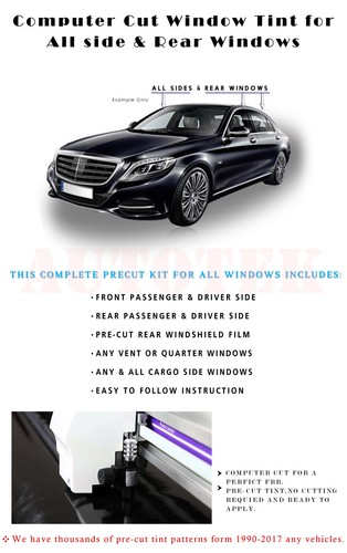 PreCut All Sides + Rear Window Film Any Tint Shade For Jaguar F-PACE 2017-2023 - Bild 4 von 9