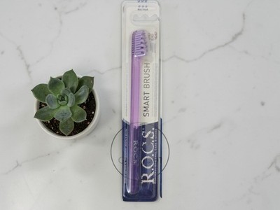 R.O.C.S. Smart Brush Toothbrush Hard bristles purple Oral Care Worldwide