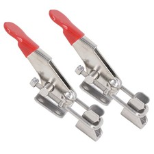 2Pcs Toggle Clamp Pull Latches Stainless Steel 400lbs Capacity Set Kit♫