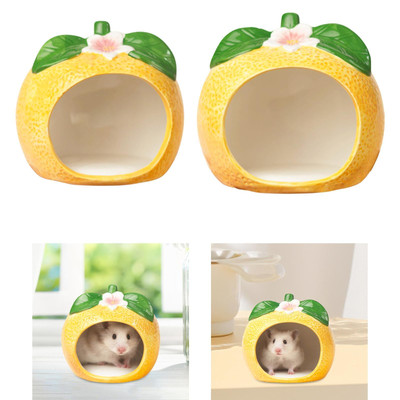 Keramik Lebensraum für Hamster, Orangenform, Käfigzubehör