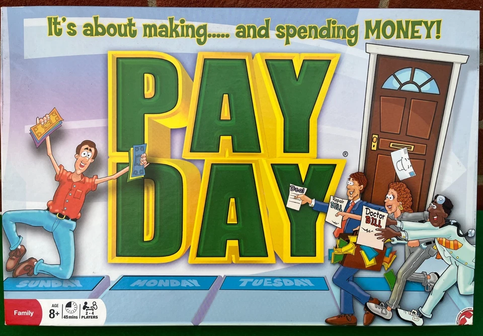 COMPLETE, MINT CONDITION Payday Board Game Hasbro 2015 Christmas Family Fun Game - Image 3 of 4