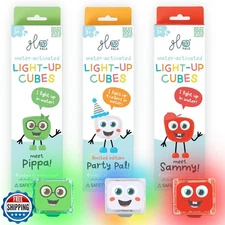 Glo Pals Water-Activated Light-Up Cubes Bundle for Sensory Play –