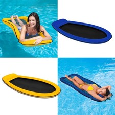 INTEX Swimming Pool Float Mesh Bottom Recliner Inflatable Lounger with Pillow