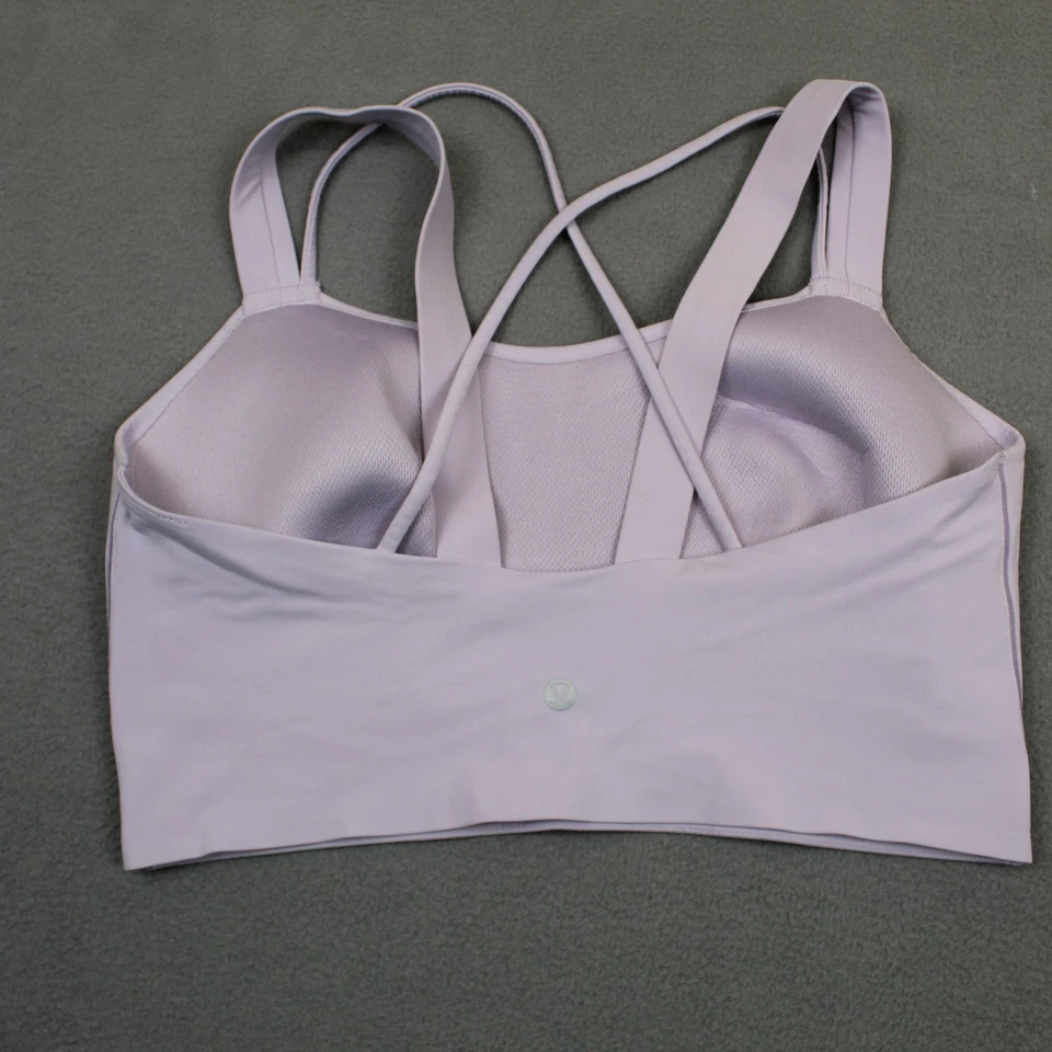 Sujetador deportivo Lululemon para mujer mediano con tiras cruzadas espalda soporte ligero yoga gimnasio Foto 2 de 4