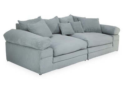 Megasofa self ALINA BHT 242x86x121 cm türkis Bigsofa Couch Riesensofa