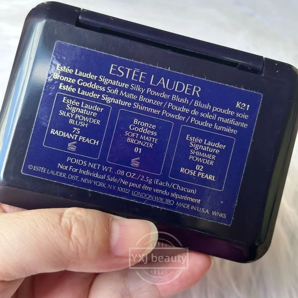 New Estee Lauder Signature Silky Powder Blush Palette Full Size 7.5 g~RARE - Image 4 of 4