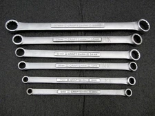 Vintage Craftsman 6pc Metric Box End Wrench Set -V- Made in USA