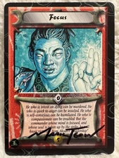 💎 Artist-Signed - Jade Edition - Focus - L5R CCG Action - THE Mark Tedin