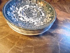 1 Stück Unterteller Tassen 14,50  Royal Tudor Coaching Taverns    1828 Blau-Grün