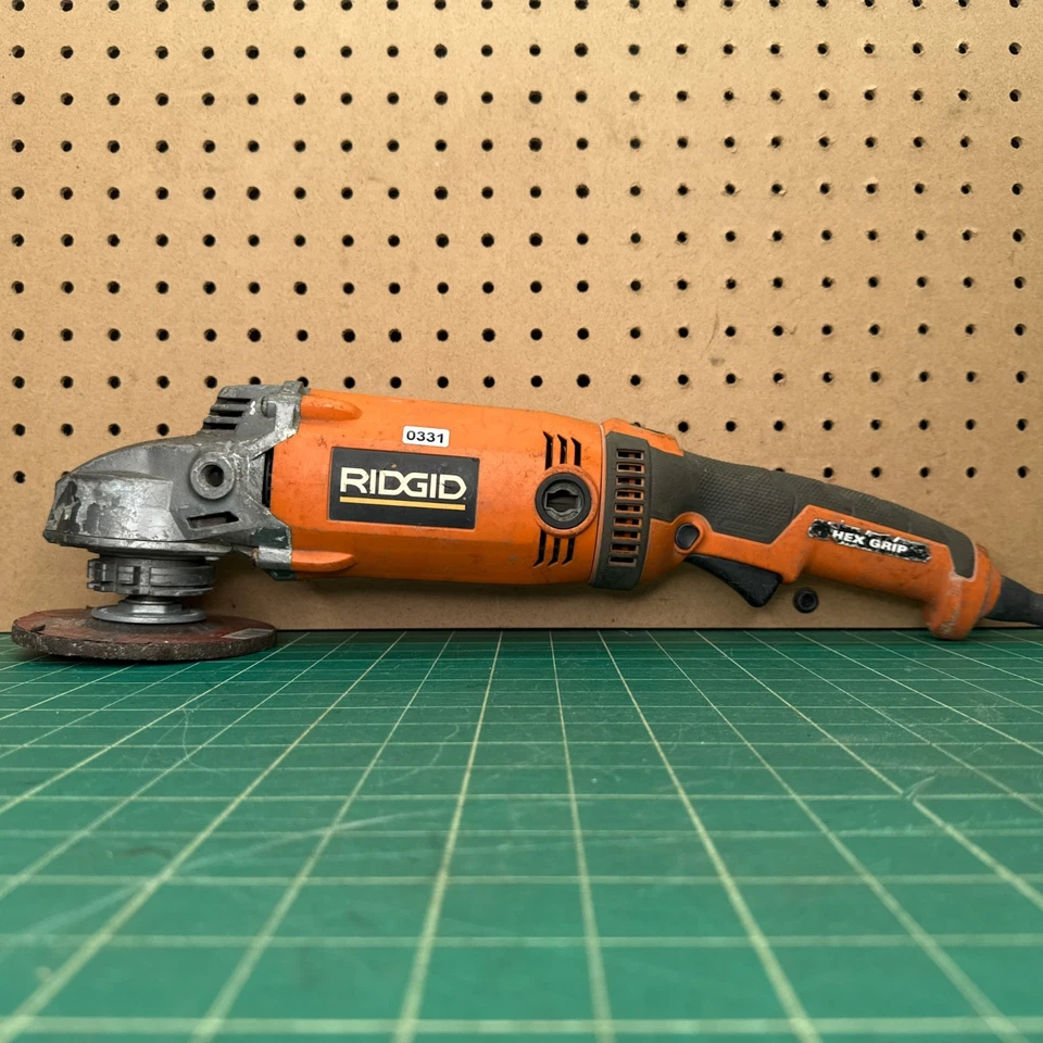 RIDGID R1020 15A con cable 7 pulgadas Amoladora angular con mango giratorio *SOLO PARA PIEZAS/REPARACIÓN* Foto 2 de 4