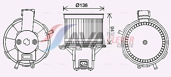 2x ✅Fits AVA COOLING FT8465 AVA Air blower FT8465 AVA Air blower fit ⭐UK Seller⭐