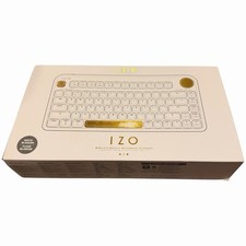 Azio IZO Wireless Bluetooth Mechanical Keyboard LED Backlit White Blossom