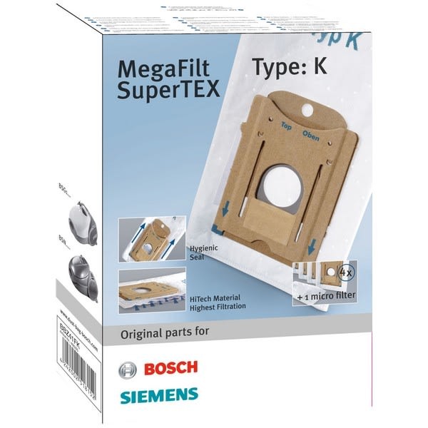 Sacs aspirateur type k évitant les fuites de poussière référence 00468265