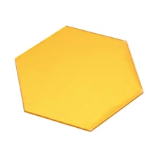 24Pcs Hexagonal Wall Sticker 3D Mirror Tile Decal Home Wall Art Decor Removable