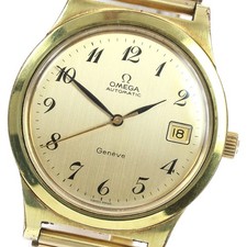 Orologio Uomo Automatico Omega Geneve 166.0168 Data Cal.1012 Quadrante Oro_943769