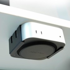 All Metal Mount Holder Bracket for Mac Mini M4/M4 Pro 2024, Under Desk or Beh...